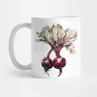 Beetroot Watercolor Art Mug